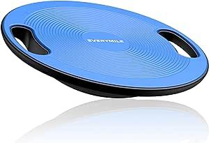 EVERYMILE Wobble Balance Board, Exercise Balance Stability Trainer Portable Balance Board with Handle for Workout Core Trainer Physical Therapy & Gym 15.7" Diameter No-Skid Surface Balance Board Exercises, Workout Core, Balance Trainers, Core Stability, Balance Board, Cycling Workout, Band Workout, Physical Therapy, Classic Blue