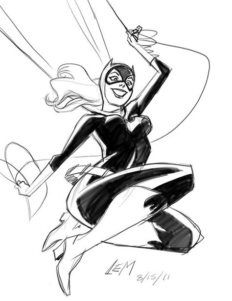 Batgirl by Lauren Montgomery Comic Art Lauren Montgomery, Dc Comics Women, Family Coloring Pages, George Perez, Batman Artwork, Selling Artwork, Superhero Art, Dc Superheroes, Marvel Dc Comics