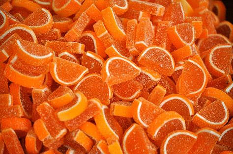 I LOVED these candy fruit 'slices' as a child, especially the red ones (not pictured) Orange Candy, Jaune Orange, Rainbow Aesthetic, Orange You Glad, Foto Tips, Orange Aesthetic, Orange Wallpaper, Orange Is The New, Orange Crush