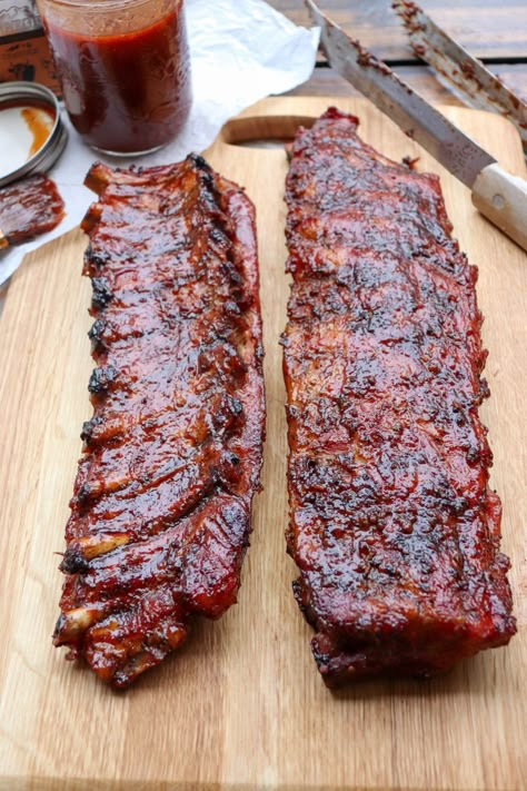 Smoked Ribs In Smoker Traeger, Ribs Traeger Grill, Treager Recipes Baby Back Ribs, Traeger Smoked Ribs, Treager Ribs Smoked Pork, Pork Ribs On Traeger Grill, Pork Loin Back Ribs Smoker, Baby Back Ribs Traeger, Pit Boss Pellet Grill Recipes Ribs