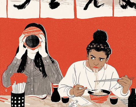 Noodle Bar, Taiwanese Food, Vampire Weekend, Magazine Illustration, Martin Luther King Day, Eating Food, Kings Day, Limited Edition Giclee, 5 Image