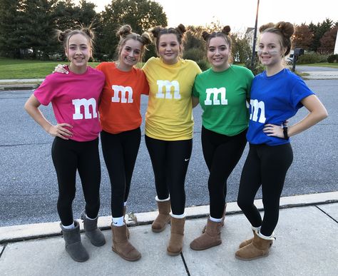 Mnm Halloween Costume, M&m Halloween Costume, Cotton Candy Halloween Costume, M&m Costume, Candy Halloween Costumes, Cotton Candy Costume, Geek Costume, Last Minute Kostüm, Diy Group Halloween Costumes