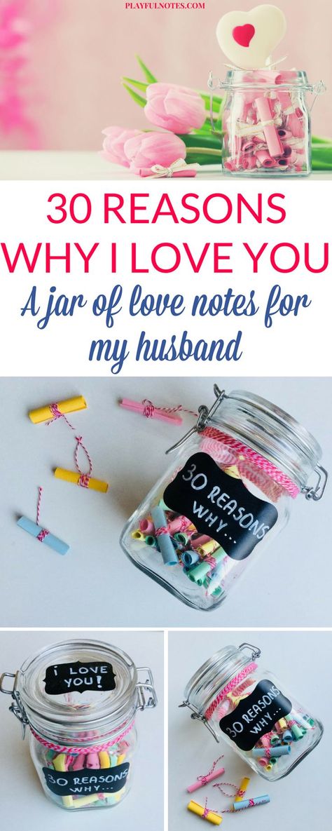 Sometimes it's the little things that mean the most. Why not re-create this jar and fill it up with memories or reasons why you love them ? Jar Of Love Notes, Jar Of Notes, Jar Of Love, Birthday Surprises For Him, Birthday Present For Husband, Bday Gifts For Him, Surprise Gifts For Him, Present For Husband, Love Jar