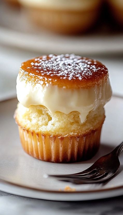 These Vanilla Bean Cheesecake Cupcakes are creamy, dreamy, and full of vanilla flavor! Bite-sized and perfect for gatherings, they bring elegance and flavor to any occasion. Creme Brulee Cheesecake, Vanilla Desserts, Vanilla Bean Cheesecake, Caramel Topping, Cheesecake Cupcakes, Caramelized Sugar, Vanilla Flavor, Creamy Cheesecake, Graham Cracker Crust