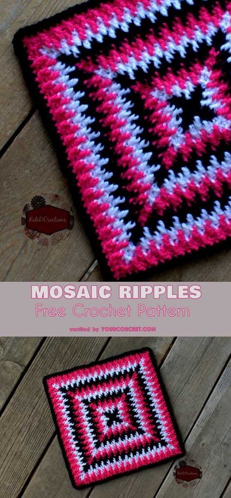 Crochet Granny Squares Patterns, Crochet Granny Square Tutorial, Crochet Blanket Ideas, Crochet For Beginners Blanket, Weighted Blankets, Mosaic Crochet, Crochet Granny Square Blanket, Crochet Blocks, Blanket Ideas