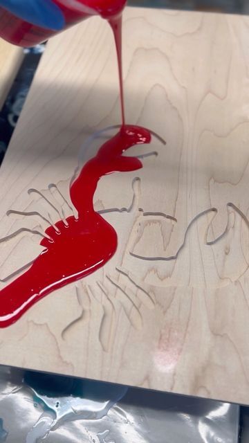 Party People, Happy Saturday, Resin Art, Sneak Peek, A R, Rooster, Maine, Wood, Instagram