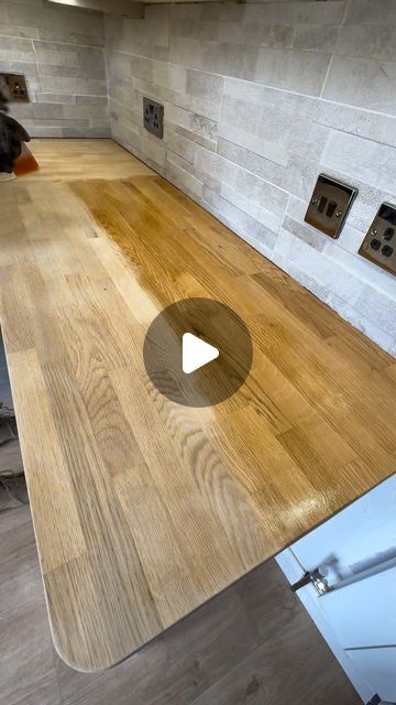 The Home Improvements Channel UK on Instagram: "How We Restored And Oiled Oak Worktops Using Barrettine Hard Wax Oil ( certified food & toy safe and abrasion/liquid resistant )" Oak Worktop, Oak Worktops, Home Improvements, Home Improvement, Wax, Toys, Instagram