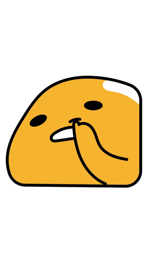 Gudetama is a lovable lazy egg character created by Sanrio, its carefree and laid-back attitude shows off a humorous and quirky side of life. Picking its nose is just one of the many comical... Gudetama Memes, Lazy Egg Wallpaper, Lazy Character, Japanese Egg, Lazy Egg, Funny Phone Wallpaper, Anime Stickers, Sanrio Characters, Cute Doodles