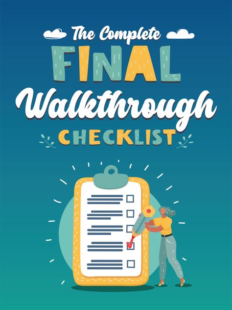 1st House Checklist, Final Walkthrough Checklist, 1st House, Apartment Hunting, Closing Day, Jane Doe, Home Buying Process, House Keys, Home Buying Tips