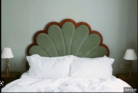 Artist Residence London, Boutique Hotels London, Artist Residence, Boho Headboard, Mermaid Bedding, Velvet Headboard, Green Interiors, Hotels Design, Dream Bedroom