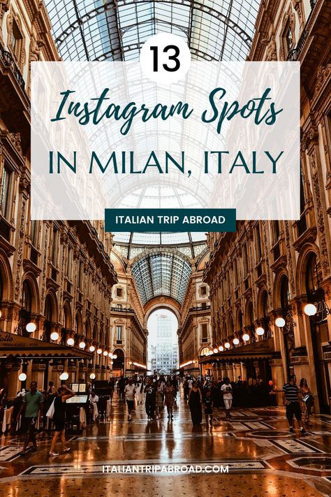 Visit the most famous and hidden Instagram Spots in Milan, Italy. Walk through the most instagrammable places in Milan and snap your favourite pictures | milan photo ideas | milan photoshoot | milan photography ideas | milan photography inspiration | milan photography instagram | milan photos | #milan #italy #instaguide #europe Instagramable Places In Milan, Milan Photography Ideas, Visit Milan Italy, Milan Italy Instagram Pictures, Milan Fall Fashion, Milan Italy Fashion Winter, Milano Places To Visit, Milan Checklist, Outfits For Milan Italy