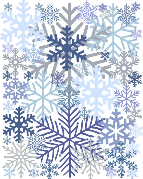 Free Blue Christmas Printables - The Clever Side Blue Christmas Printables, Printable Christmas Paper, Snowflake Printable, Winter Printables Free, Xmas Printables, Paper Blue, Christmas Gift Tags Printable, Free Printable Art, Free Christmas Printables