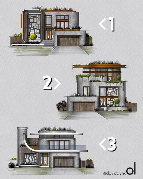 Elevation Plan Architecture, Sketch Plan, Interior Architecture Sketch, Architecture Design Presentation, Exterior Home Design, Concept Models Architecture, Interior Design Renderings, Architecture Elevation, Interior Architecture Drawing