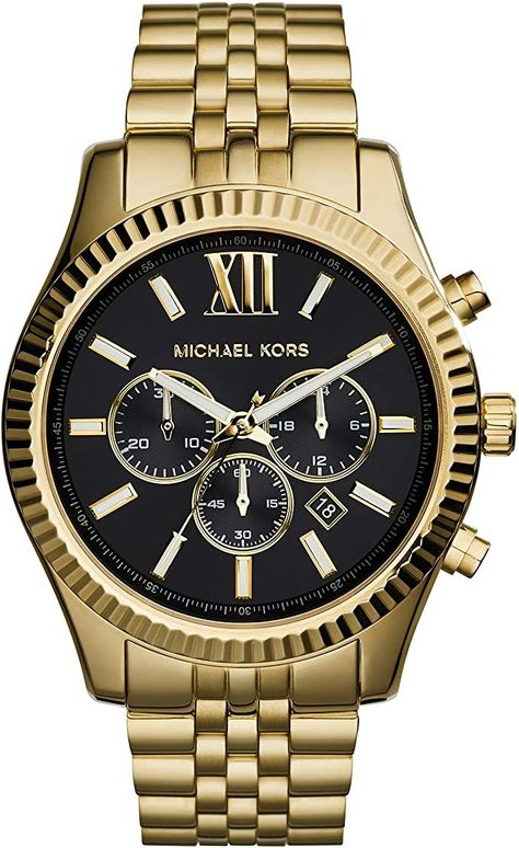 Michael Kors Lexington Chronograph Stainless Steel Watch Mens Watches Classy, Breitling Watches Mens, Mens Watches Military, Michael Kors Lexington, Mens Designer Watches, Rolex Watches For Men, Mens Watches Leather, Best Watches For Men, Michael Kors Men