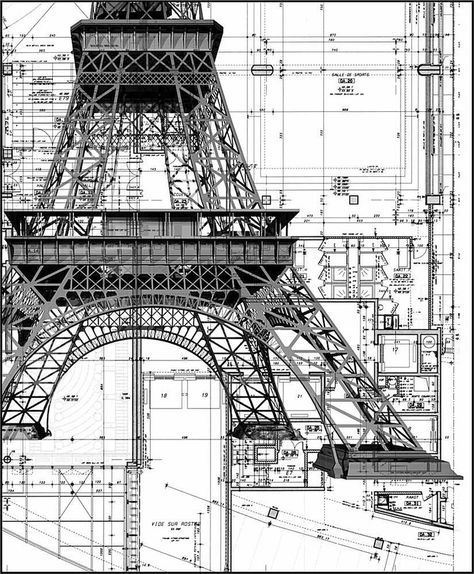 + Architecture Sketches, Gustave Eiffel, Construction Drawings, Architectural Drawing, Modern Houses, Gothic Architecture, The Eiffel Tower, Architecture Sketch, Technical Drawing