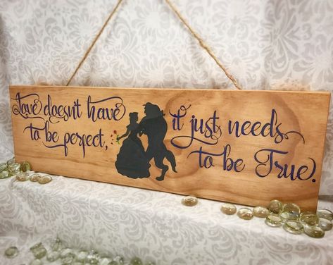 Beauty And The Beast Bedroom, Beauty And The Beast Wedding Theme, Beauty And Beast Wedding, Wooden Wall Hanging, Water Based Acrylic Paint, Wooden Wall Hangings, Disney Beauty And The Beast, Disney Wedding, Anniversary Parties