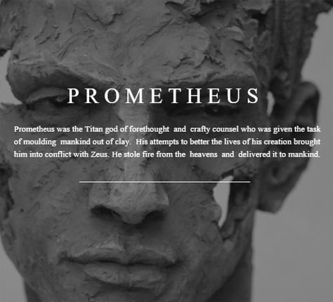 PROMETHEUS (2/4) Greek Mythology Quotes, Prometheus 2, Mystical Creatures Mythology, Philosophy Major, The Morning Star, Gods Will, Greek Goddesses, Life Poetry, Greek Memes