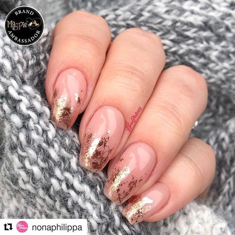 Transfer Foil Nails, Foil Nail Designs, Nail Art Easy, Nail Care Diy, Copper Paper, Foil Nail Art, Nail Care Tips, Foil Art, Art Easy