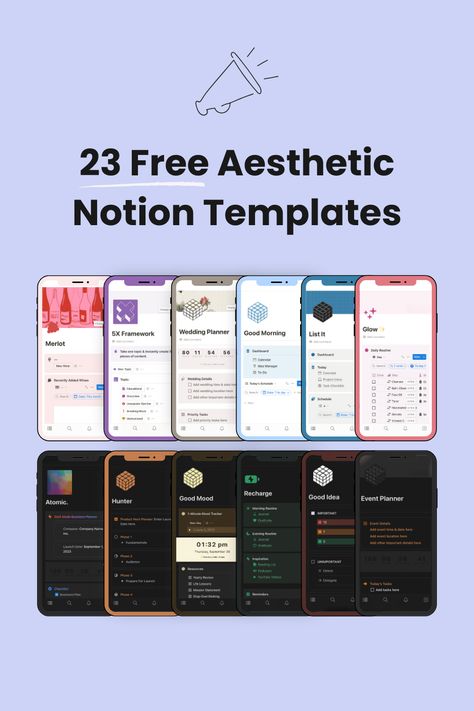 free notion template Project Management Aesthetic, Onenote Planner Ideas, Notion Phone, Notion Template Free, Notion Tutorial, Business Daily Planner, Business Planner Printables, Notion Tips, Study Planner Free