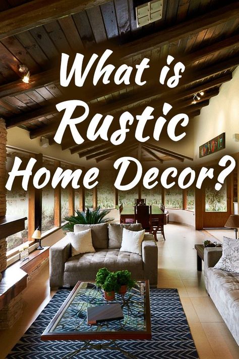 The Rustic Home Decor Guide [Inc. Pictures And Interior Design Ideas]. Article by HomeDecorBliss.com #HDB #HomeDecorBliss #homedecor #homedecorideas Cozy Rustic Decor, Chic Living Room Design, Rustic Wood Decor, Modern Rustic Homes, Interior Design Rustic, Living Room Design Inspiration, House Decor Rustic, Chic Living Room, Interior Designing