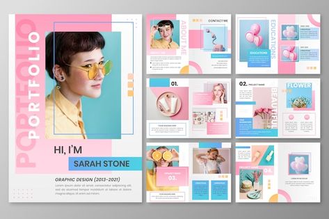 Portfolio Ideas Design, Creative Portfolio Ideas, Graphic Designer Portfolio Layout, Gradient Portfolio, Portfolio Template Design Layout, Portfolio Creative Design, Best Portfolio Design, Creative Portfolio Design, Design Portfolio Ideas