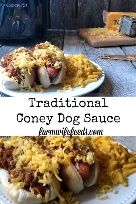 Chili Dog Sauce Recipe, Coney Dog Sauce, Chili Dog Sauce, Coney Sauce, Hot Dog Chili Sauce, Hot Dog Sauce, Coney Dog, Hot Dog Recipes, Crockpot Beef