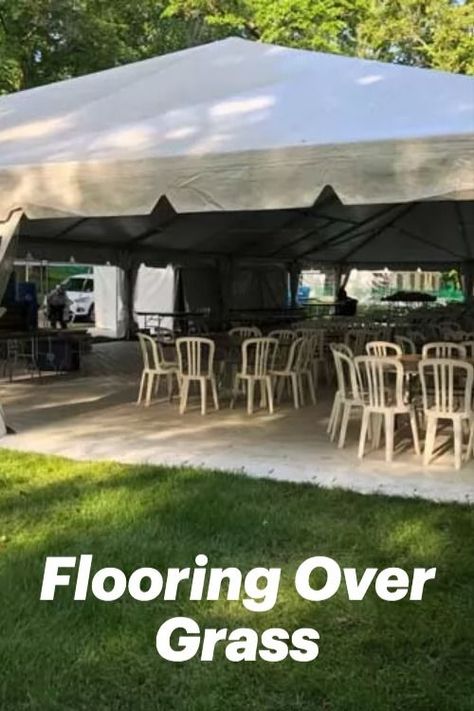 flooring over grass for event tent Gazebo Flooring Ideas Diy, Renter Friendly Patio Flooring, Outdoor Rug On Grass Yards Backyard, Easy Patio Flooring Diy, Cheapest Patio Flooring, Temporary Outdoor Flooring Ideas, Deck Tiles On Grass Backyard Ideas, Gazebo On Grass Ideas, Outdoor Rug On Grass