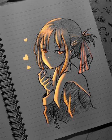 Shyari Quotes, Girl Drawing Sketches, Cool Pencil Drawings, Glowing Art, Art Drawings Sketches Creative, Anime Character Drawing, Art Drawings Sketches Simple, Cool Art Drawings, Anime Sketch