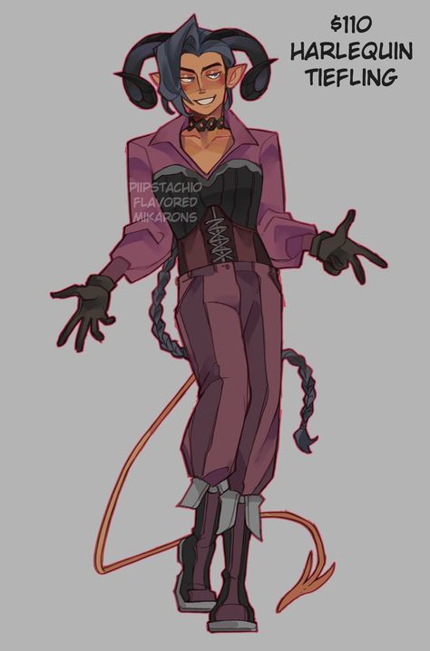 Tiefling Oc Male, Clown Oc Male, Clown Oc, Dnd Npc, Style Reference, Drawing Reference, Adoption, Drawings, Quick Saves