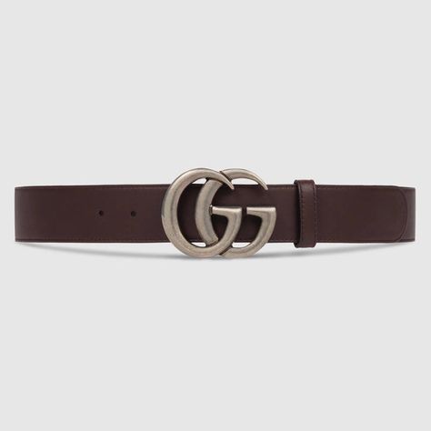 Jen's Gucci Belt Gucci Web Belt, Gucci Belt Sizes, Gucci Leather Belt, Double Buckle Belt, Belt Leather, Gucci Gg Marmont, Reversible Belt, Fashion Belts, Gucci Leather