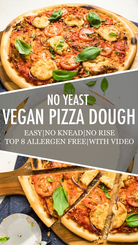 Vegan Pizza Dough, Plant Based Pizza, Gluten Free Pizza Dough, Dairy Free Pizza, Gluten Free Yeast Free, Easy Pizza Dough, Vegan Mozzarella, Wine Pairings, Vegetarian Pizza