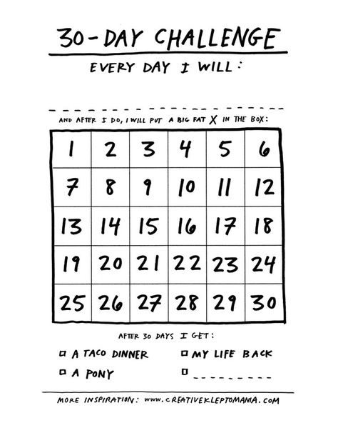 30-day challenge Break The Chain, Recovering Alcoholic, Austin Kleon, 31 Day Challenge, Daily Jokes, Artist Journal, Bible Reading Plan, Day Challenge, 31 Days