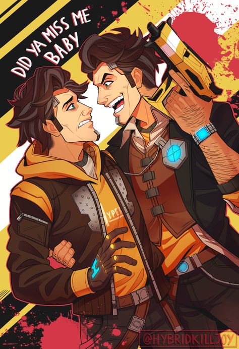 Borderlands Fanart, Timothy Lawrence, Handsome Jack Borderlands, Borderlands Series, Borderlands Art, Tales From The Borderlands, Tiny Tina, Uniform Ideas, Me Myself And I