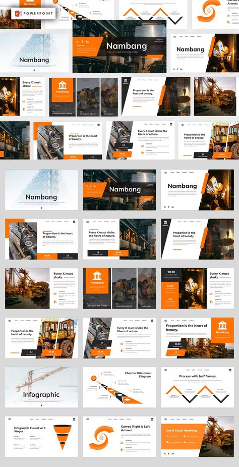 Construction PowerPoint Template. 33 Slides. Construction Powerpoint Template, Space Civilization, Construction Presentation, Construction Brochure, Construction Powerpoint, Construction Template, Powerpoint Designs, Best Presentation Templates, Presentation Board Design