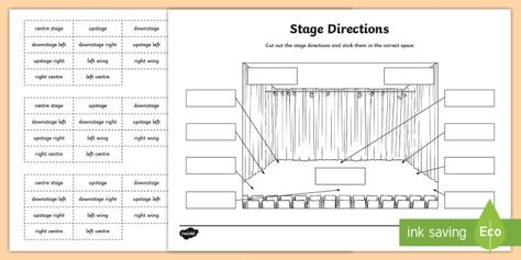 Stage Directions Worksheet / Worksheet - ROI Drama, theatre, stage Middle School Syllabus, Office Powerpoint Templates, Directions Worksheet, Stage Directions, Syllabus Template, Drama Stage, Language Worksheets, Dance Stuff, Drama Theatre