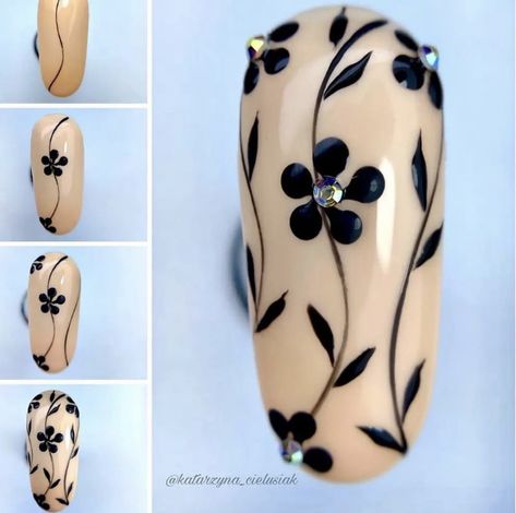 Nail Flower Art, Beach Nails Art, Nail Art Wheel, 2023 Beach, Quick Nail Art, Nails Art Designs, Art Deco Nails, Gel Nail Art Designs, Nail Drawing