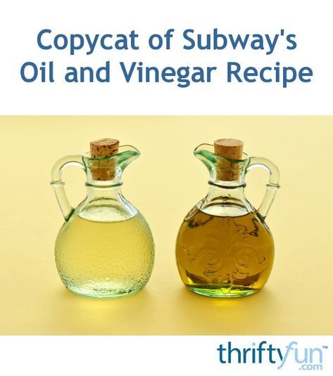 Subway's Oil and Vinegar Recipe Sub Oil Recipes, Subway Oil And Vinegar Recipe, Sandwich Oil Recipe, Submarine Sauce Recipe, Sandwich Dressing Recipe, Vinegar Dressing Recipe, Subway Sauces, Sandwich Dressing, Oil And Vinegar Dressing