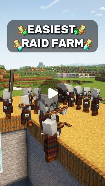 MrBush on Instagram: "Minecraft Easiest Raid farm 

Follow MrBuush on YT 
Follow me for more Tutorial Minecraft 

- Save this video and share at friends 

#minecraft #minecraftbuild #minecraftbuilds #minecrafttutorial #minecraftinspiration #minecraftbuildings #minecraftredstone #minecraftdaily #minecraftideas #minecrafthouse #minecraftonly #minecrafthacks" Op Minecraft Farms, Best Minecraft Farms, Raid Farm Minecraft, Farms To Build In Minecraft, Minecraft Survival World Ideas, Minecraft Zoo Exhibits, Minecraft Turtle Enclosure, Farms In Minecraft, Animal Farm Minecraft