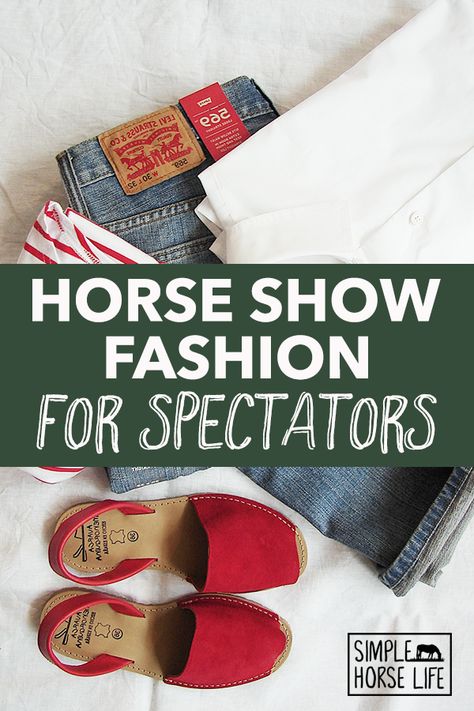 Horse shows are for everyone and allow for a wide variety of style options. You can be as dressy or as casual as you like. But, here are some fashion tips for attending a horse show! #HorseShow #HorseShowFashion Horse Show Outfits Casual, What To Wear To A Horse Show Spectator, Horse Show Spectator Outfit, Horse Show Mom Outfits, Horse Show Outfits, Horse Show Mom, Thigh Jewelry, Hunter Jumper Horses, Morgan Horse