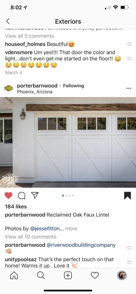 Wood Header Above Garage Door, Faux Wood Beams Exterior, Wood Beam Over Garage Door, Wood Beam Above Garage Door, Wood Accent Above Exterior Window, Wood Over Window Exterior, Wood Beam Window Header Exterior, Wood Above Windows Exterior, Beam House