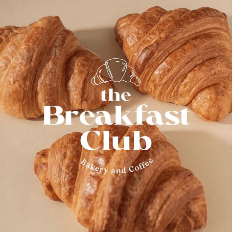 The Breakfast Club Bakery Branding Logo, Bakery Branding Design, Logo Branding Design, Bakery Branding, Coffee Shop Aesthetic, Lets Talk, Food Graphic Design, Bakery Design, Bakery Logo