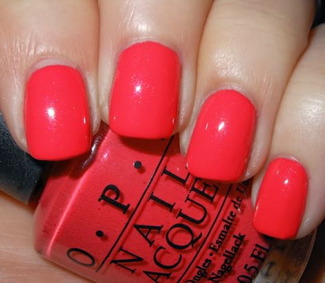 Opi I Eat Mainely Lobster, Spring Nail Polish Colors, Opi Nail Polish Colors, Quick Dry Nail Polish, Opi Nail Colors, Nagellack Trends, Spring Nail Colors, Cajun Shrimp, Opi Nail Polish