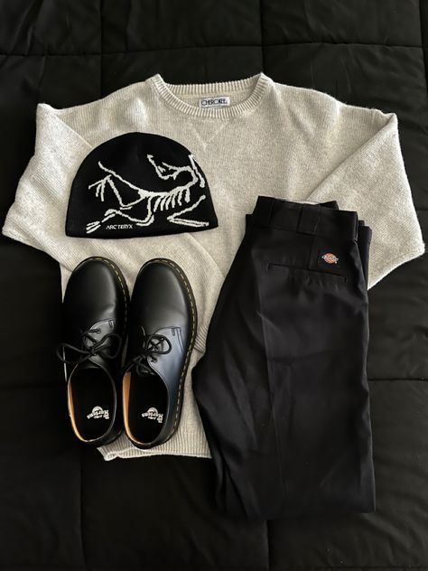 Shoes Man Aesthetic, Black Men Streetwear Outfit, Fall Masc Outfits, Masc Fall Outfits, Masculine Fits, Fall Fit, Street Style Outfits Men, Street Fashion Men Streetwear, Mens Casual Dress Outfits