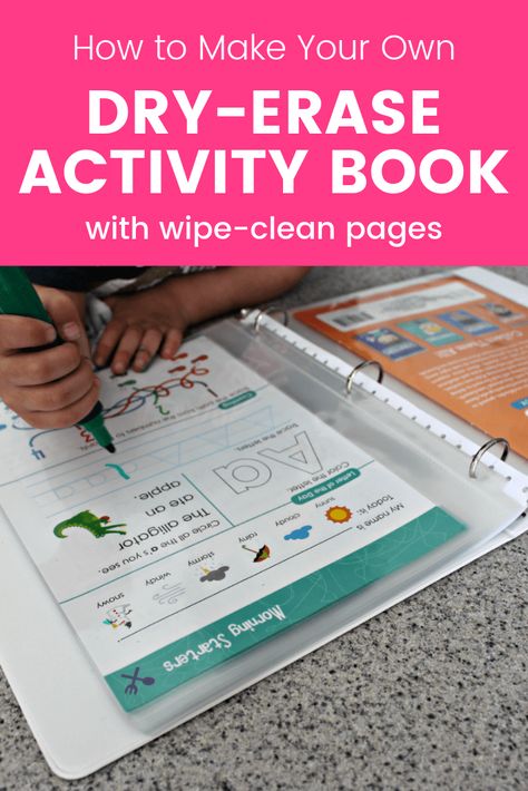 Wipe clean activity books with dry erase pages are a great way to allow children to practice reading, writing, math, and more over and over again without buying workbook after workbook.  We use them in our home for preschool morning work and quiet time. They make excellent road trip activities for kids, too! Preschool Morning Work, Road Trip Activities For Kids, Kindergarten Morning Work, Workbook Cover, Trip Activities, Rest Time, Road Trip Activities, Quiet Time Activities, Practice Reading