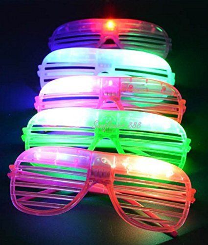 Glow Glasses, Led Sunglasses, Glowing Glasses, Shutter Shades, Glow Party Supplies, On Off Button, Party Sunglasses, Rave Party, Glow Party