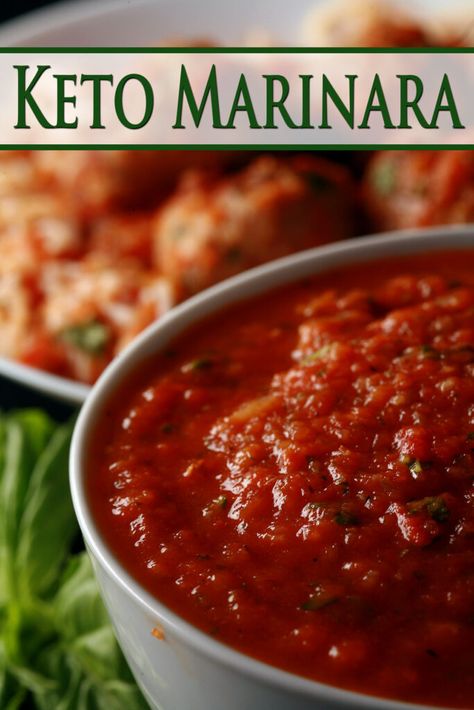 A bowl of low carb marinara sauce. Keto Marinara Sauce, Low Carb Marinara Sauce, Canning Marinara Sauce, Quick Marinara Sauce, Homemade Bolognese Sauce, Easy Vegetables, Low Carb Marinara, Marinara Sauce Recipe, Keto Sauces