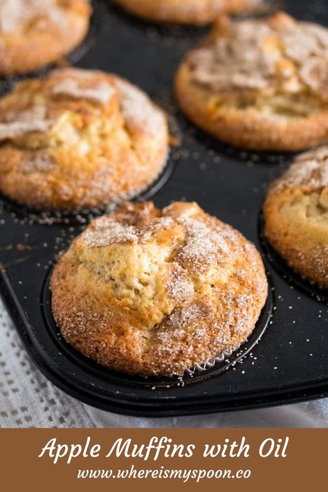 Grated Apple Muffins, Greek Yogurt Apple Muffins, Apple Date Muffins, Best Apple Muffins Recipes, Apple Muffins Oatmeal, Moist Apple Muffins, Apple Sauce Muffins Easy, Small Batch Apple Muffins, Easy Apple Muffins With Fresh Apples