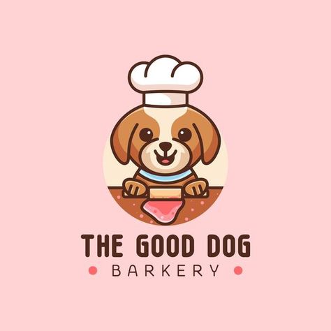 Dog Food Logo Ideas, Pet Bakery Logo, Dog Cafe Logo, Pistachio Sweets, Dog Bakery Logo, Dog Food Logo, Dog Logos Ideas, Dog Logos, Food Company Logo