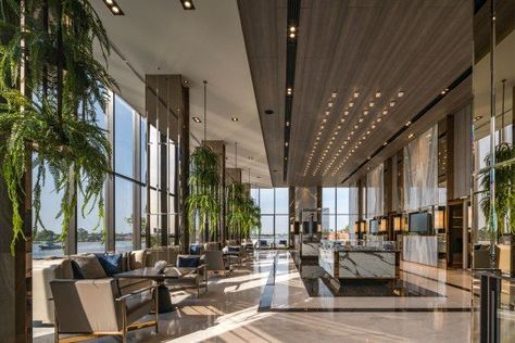 Hotel Lobby Design, Lobby Interior Design, Hotel Lounge, Lobby Interior, Hotel Interior Design, Lobby Design, W Hotel, The Lobby, Lounge Design