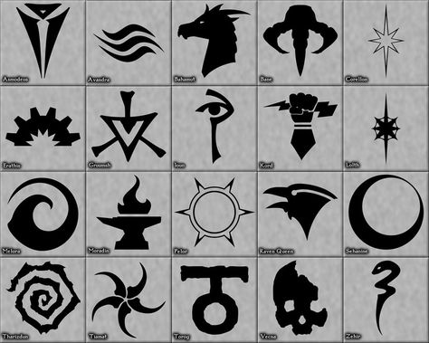 Dnd God Symbols, Elf Symbols, Gods Symbols, Faction Symbols, Woodworking Templates, Character Prompts, Dnd Inspiration, Wake Ideas, Pathfinder Rpg